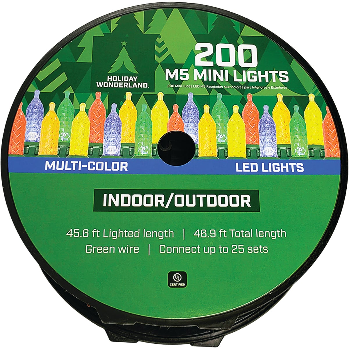 Home Impressions Multi 200-Bulb Faceted M5 Mini LED Light Set Image 2