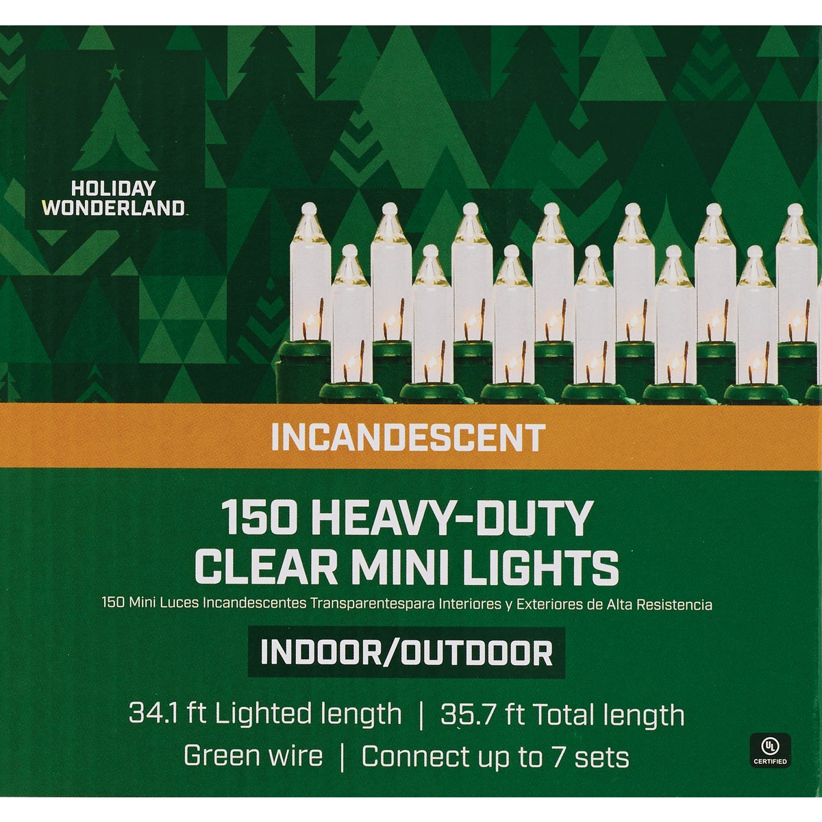 Home Impressions Clear 150-Bulb Heavy-Duty Mini Incandescent Light Set Image 2