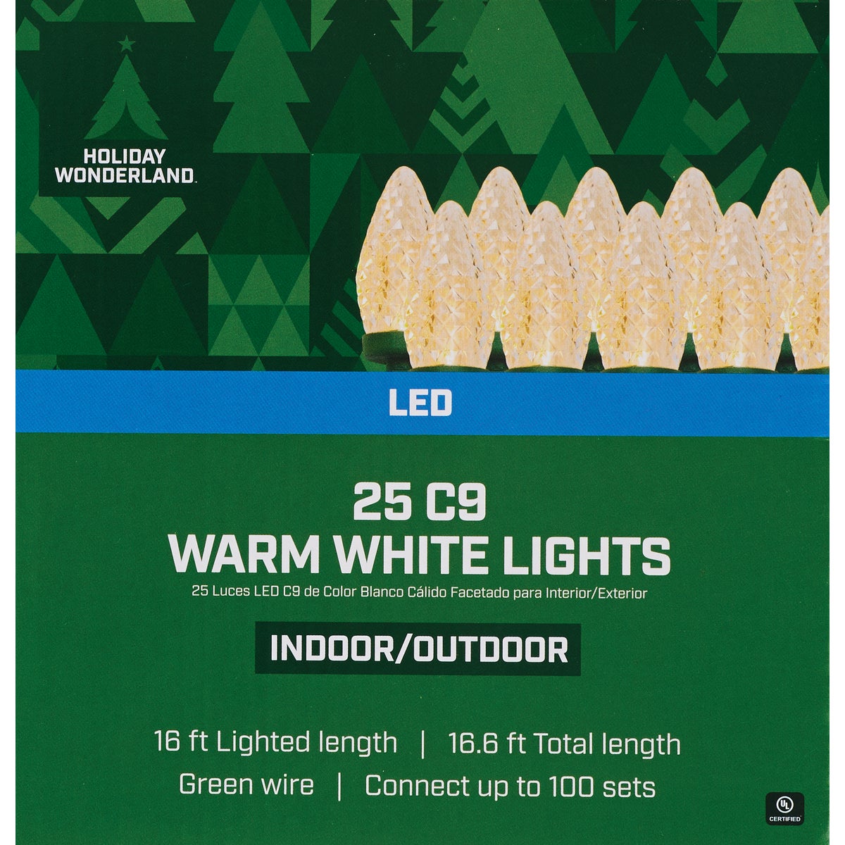 Home Impressions White 25-Bulb C9 LED Light Set Image 2