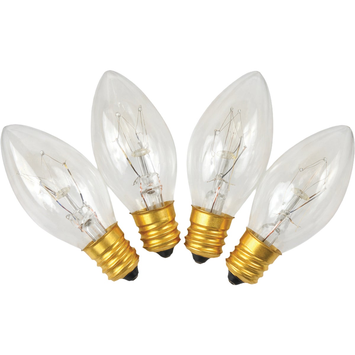 Home Impressions C9 Clear Twinkle 125V Replacement Light Bulb (4-Pack)