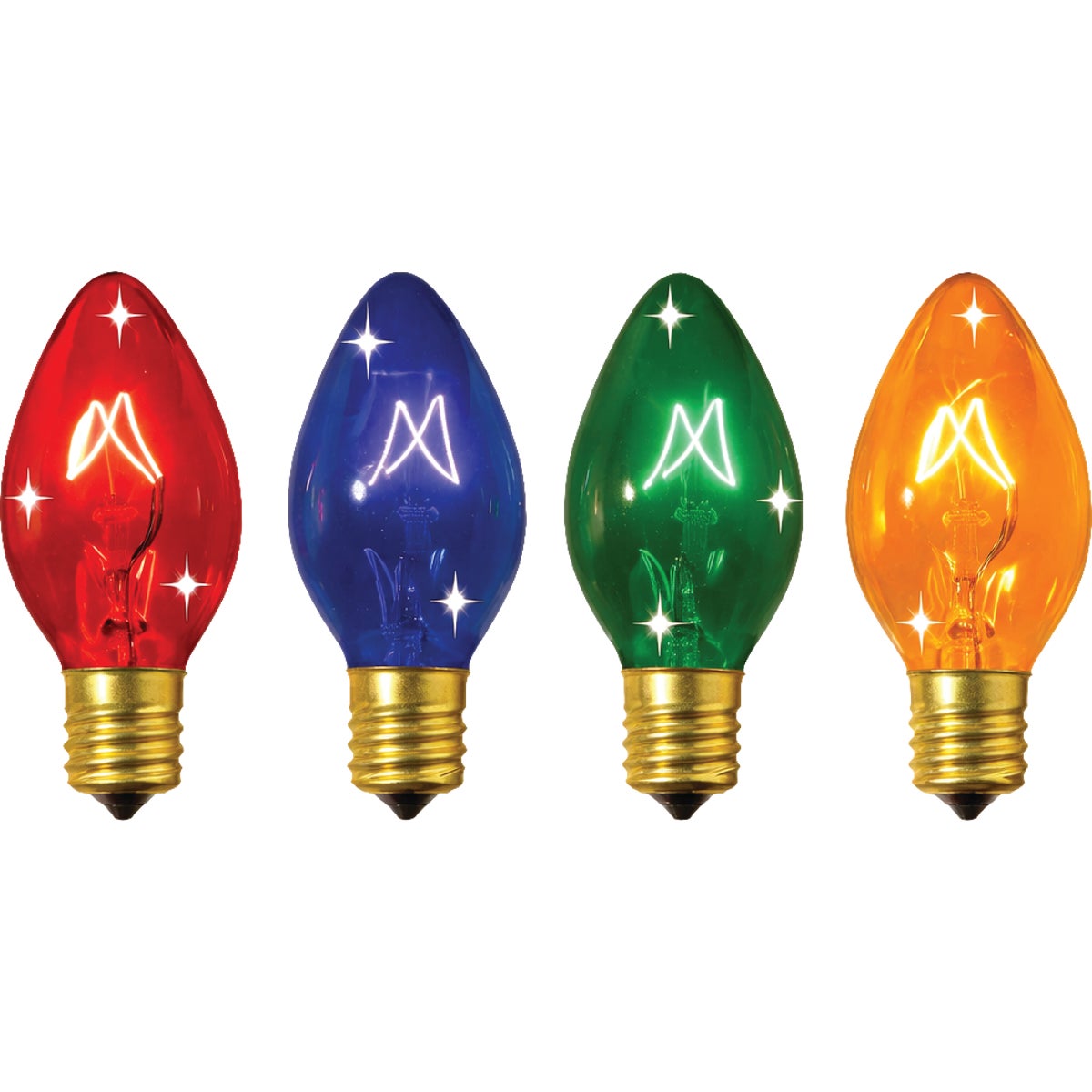 Home Impressions C7 Multi Twinkle 125V Replacement Light Bulb (4-Pack) Image 1