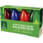 Home Impressions C7 Multi Transparent 125V Replacement Light Bulb (4-Pack) Image 3