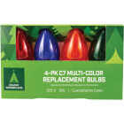 Home Impressions C7 Multi Transparent 125V Replacement Light Bulb (4-Pack) Image 2