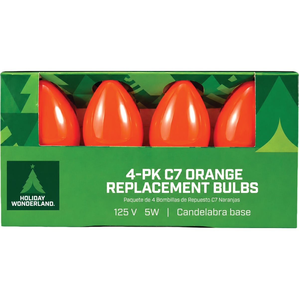 Home Impressions C7 Orange Ceramic 125V Replacement Light Bulb (4-Pack) Image 2