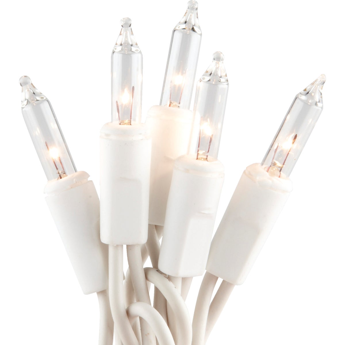 Home Impressions Clear 300-Bulb Mini
Incandescent Icicle Light Set with
White Wire