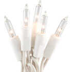Home Impressions Clear 300-Bulb Mini
Incandescent Icicle Light Set with
White Wire Image 1