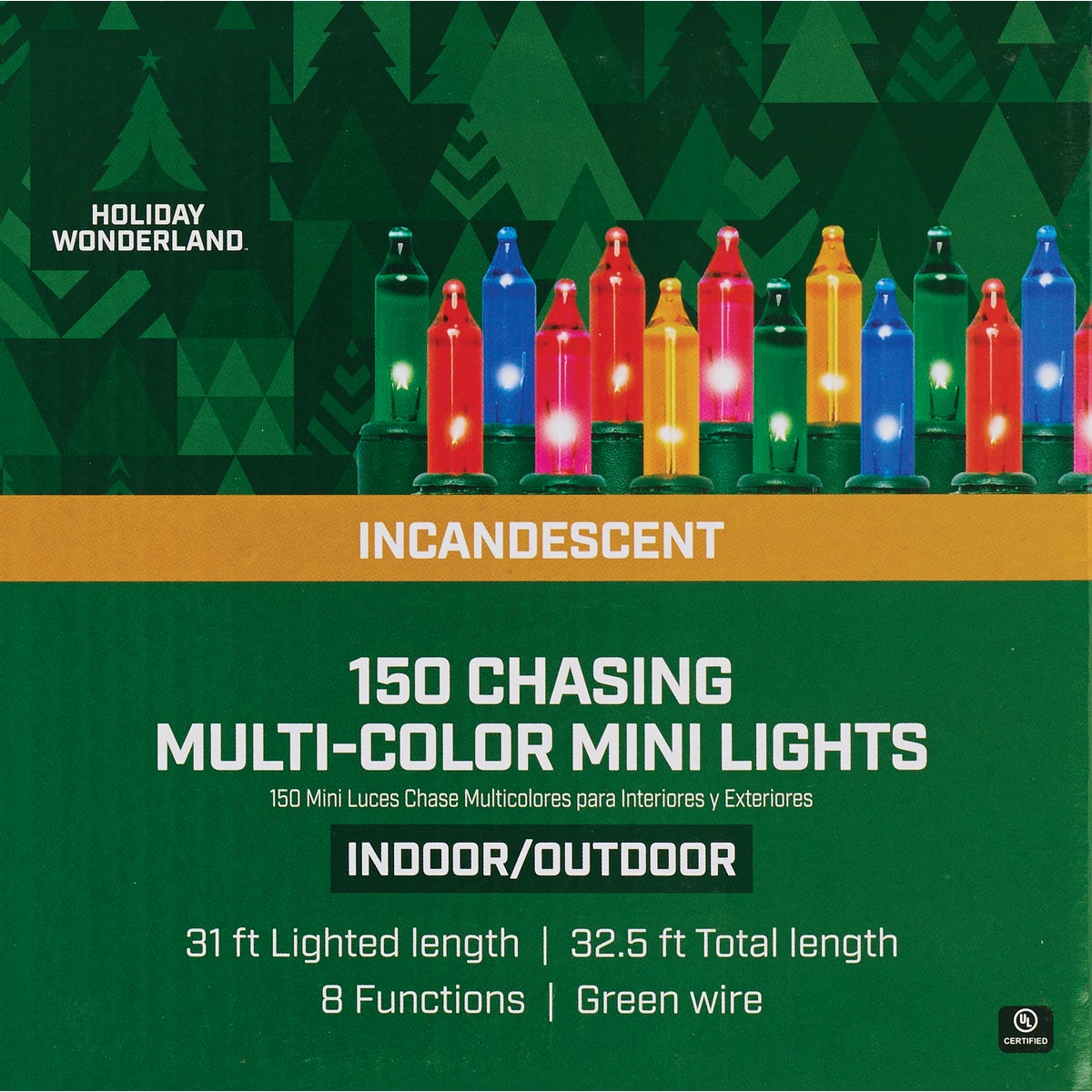 Home Impressions Multi 150-Bulb Mini Incandescent Chasing Light Set Image 2