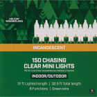 Home Impressions Clear 150-Bulb Mini Incandescent Chasing Light Set Image 2