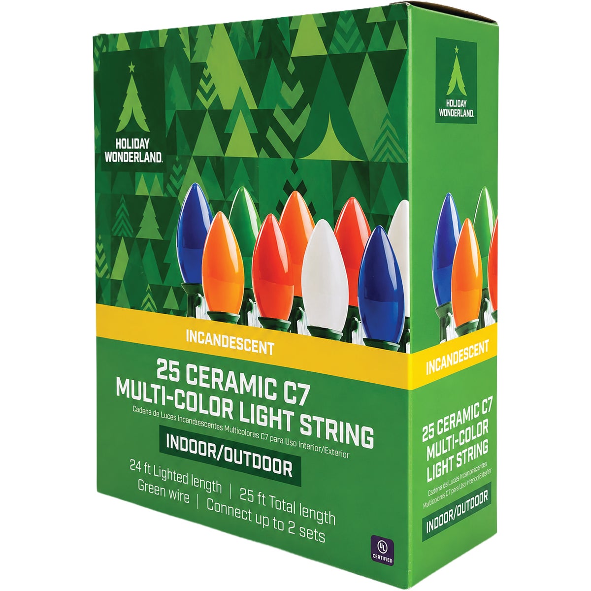 Home Impressions Ceramic Multi 25-Bulb C7 Incandescent Light Set Image 6