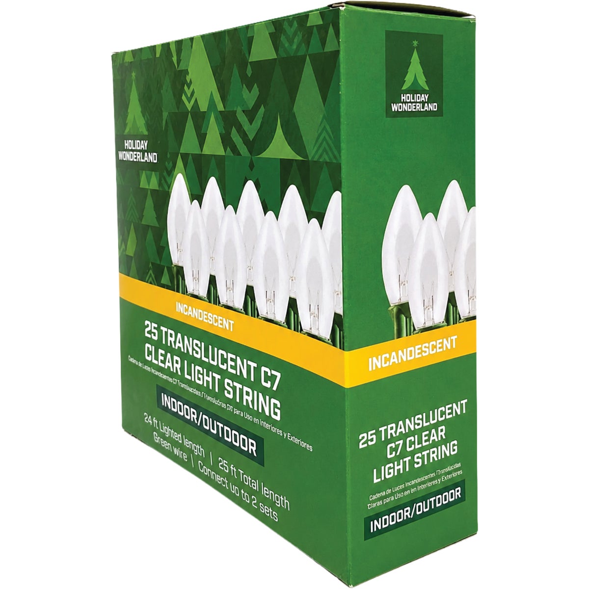 Home Impressions Clear 25-Bulb C7 Incandescent Light Set Image 4