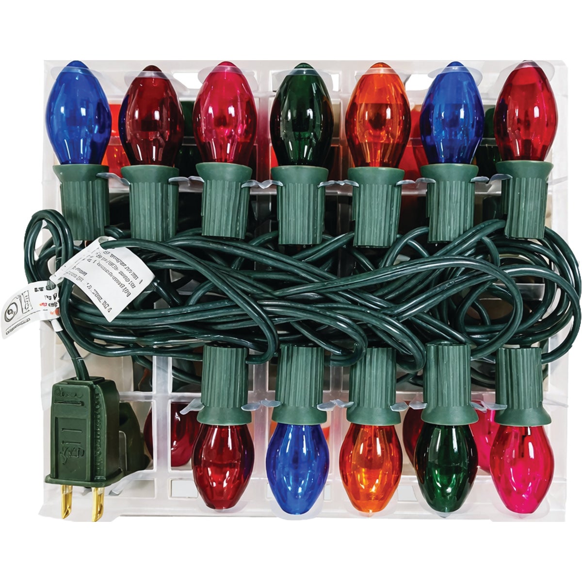 Home Impressions Transparent Multi 25-Bulb C7 Incandescent Light Set Image 5