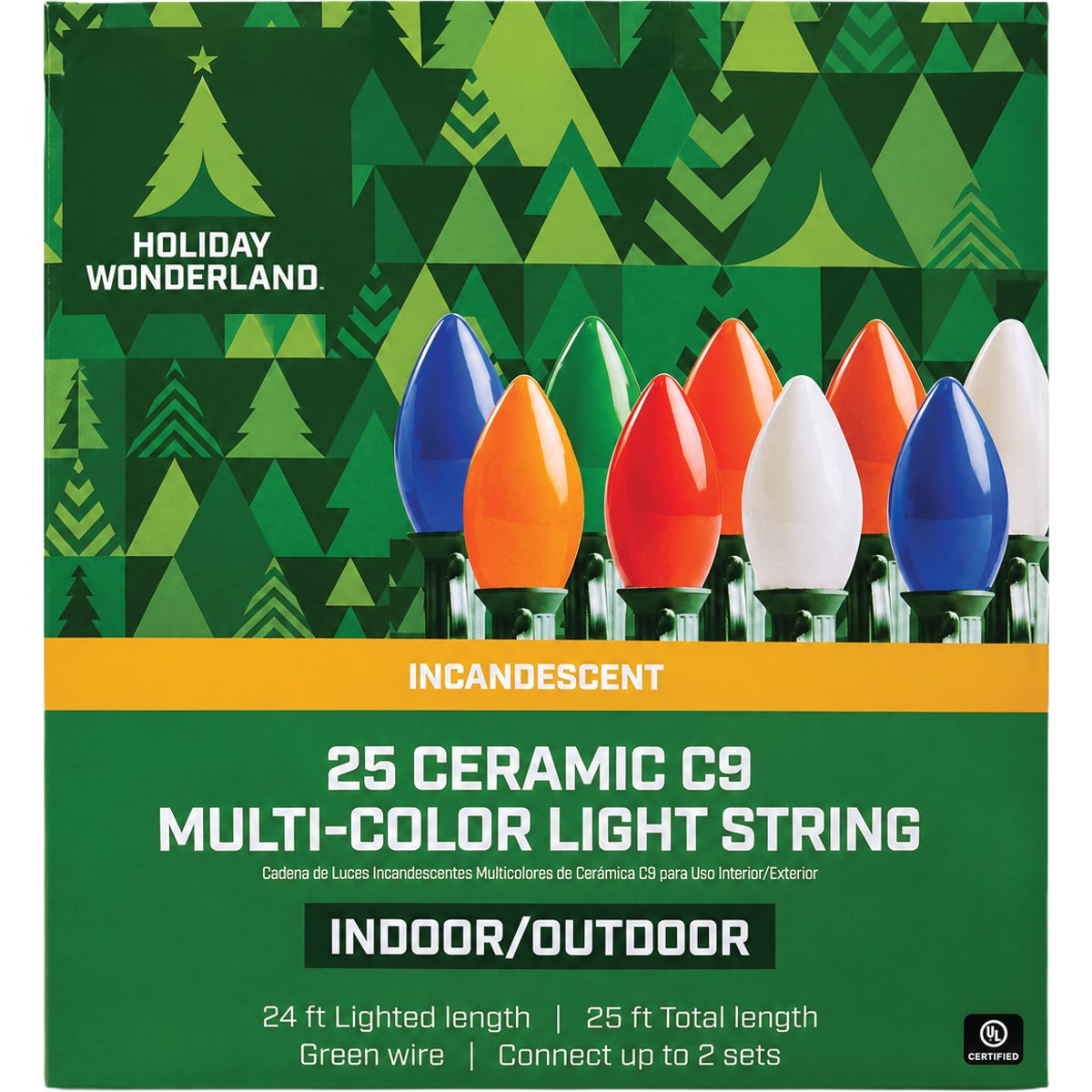Home Impressions Ceramic Multi 25-Bulb C9 Incandescent Light Set Image 2