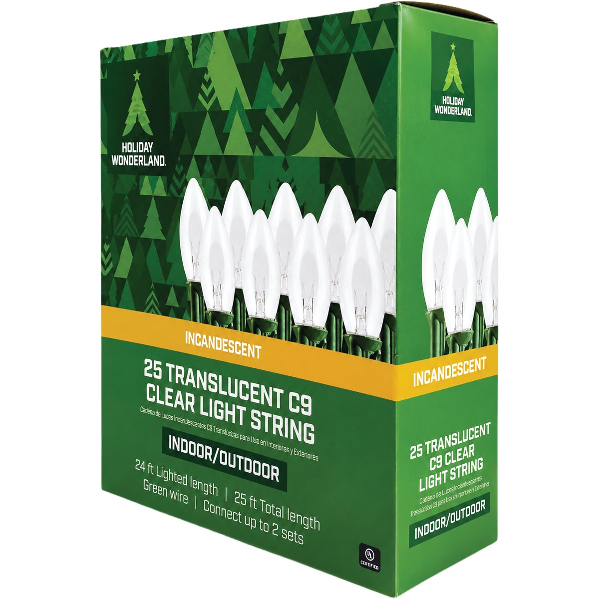 Home Impressions Clear 25-Bulb C9 Incandescent Light Set Image 6