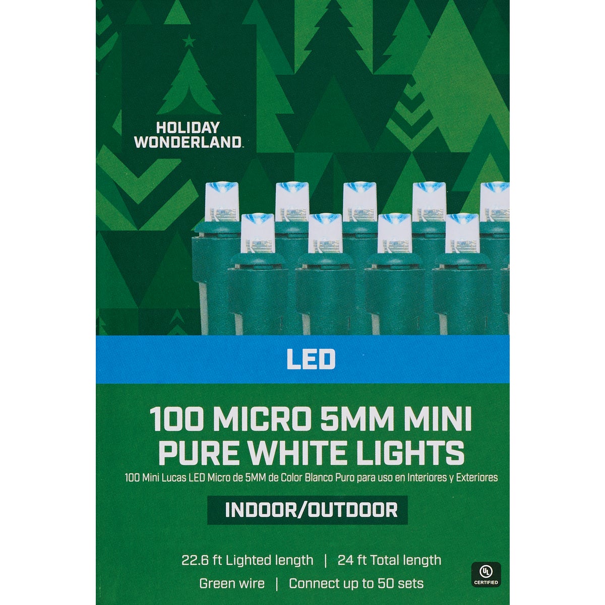Home Impressions Pure White 100-Bulb Micro 5MM Mini LED Light Set Image 2