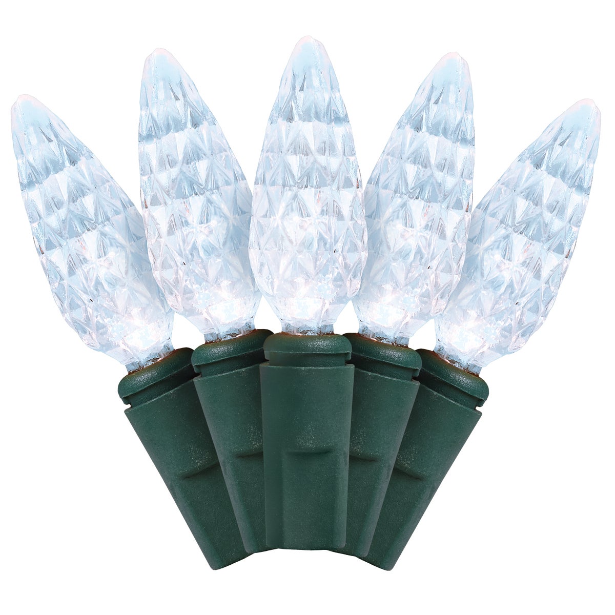Home Impressions Pure White 210-Bulb C6 LED Light Set