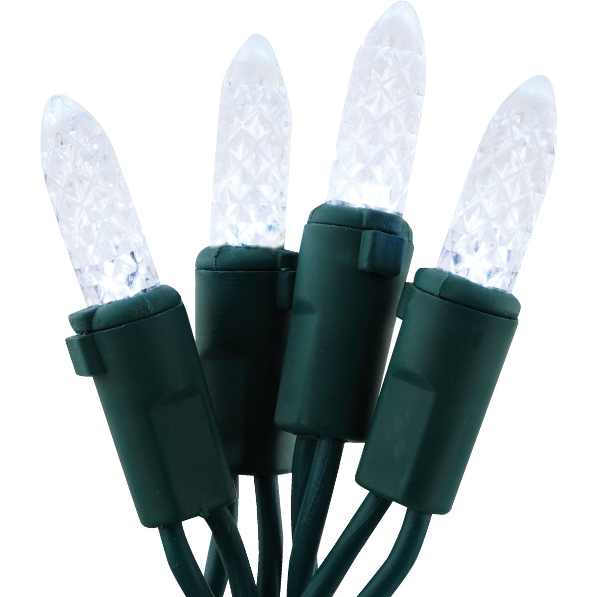 Home Impressions Pure White 200-Bulb Faceted M5 Mini LED Light Set Image 5