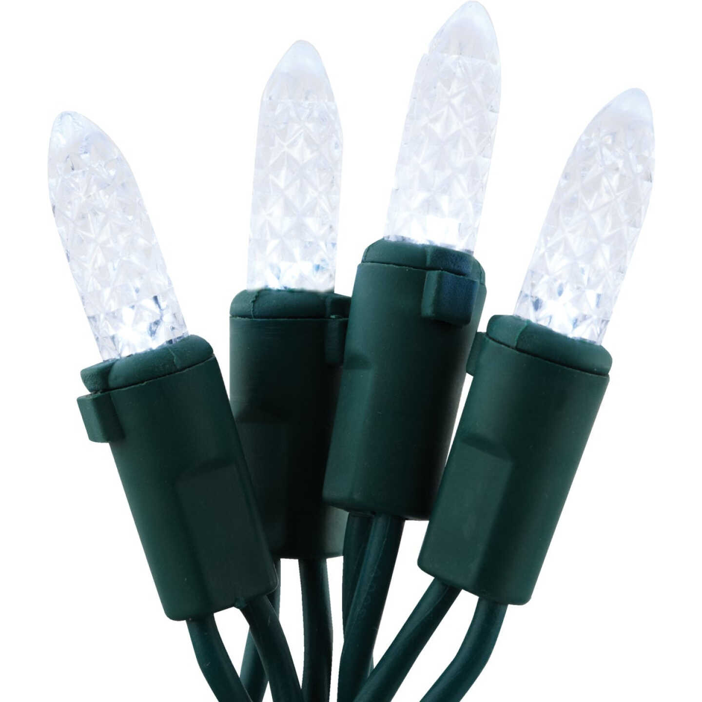 Home Impressions Pure White 200-Bulb Faceted M5 Mini LED Light Set Image 5
