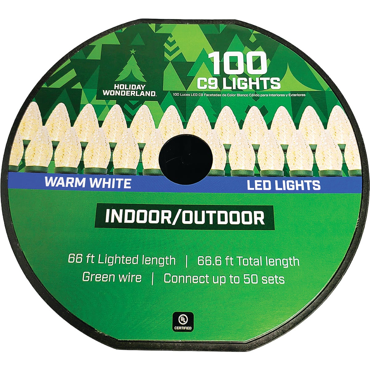 Home Impressions Warm White 100-Bulb C9 LED Light Set Image 2