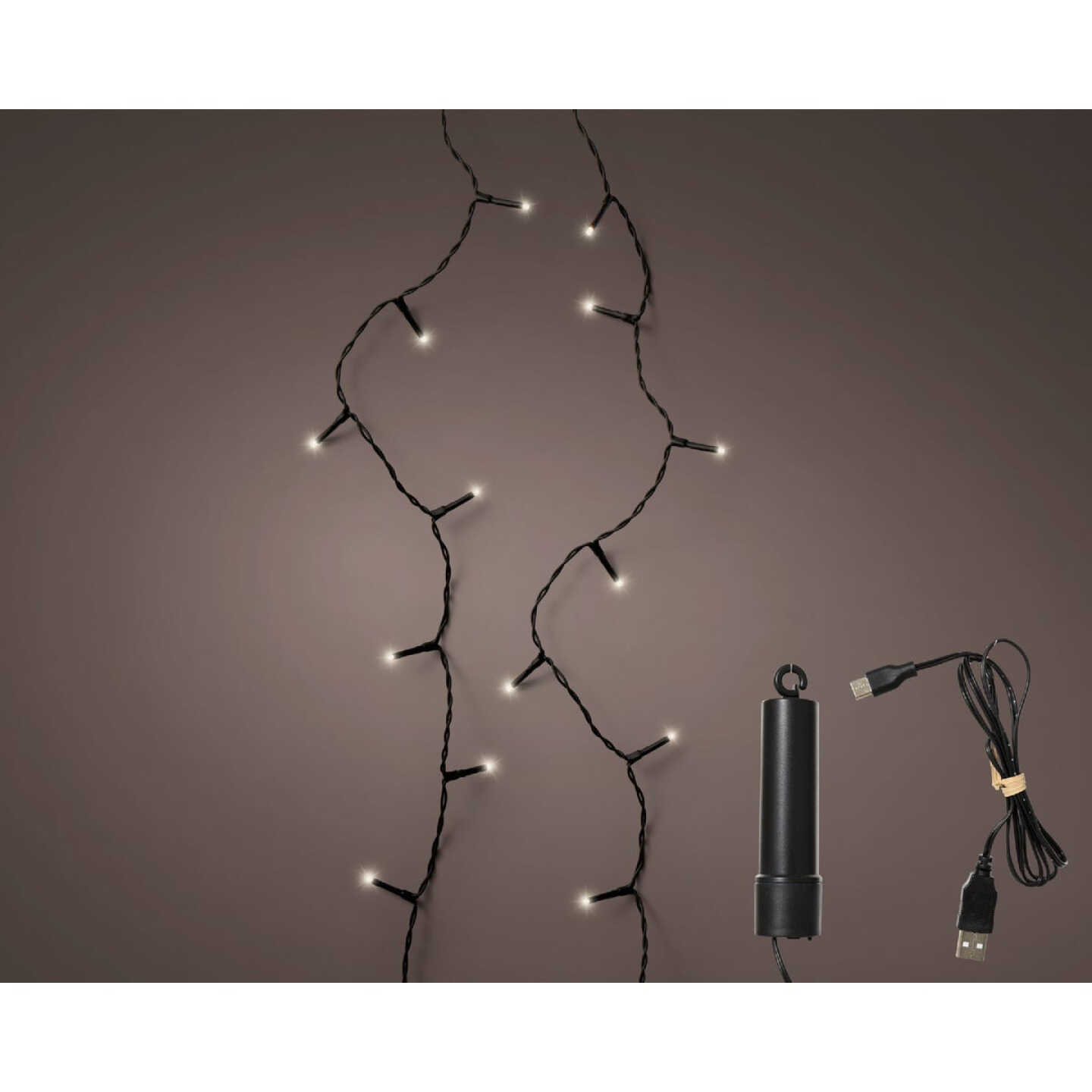 Lumineo Duracharge 24.3 Ft. Warm White LED Rechargeable Light Set Image 2