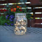 Holiday Bright Lights 50-Bulb Warm White Seed Micro LED Light Set with Silver Wire Image 2