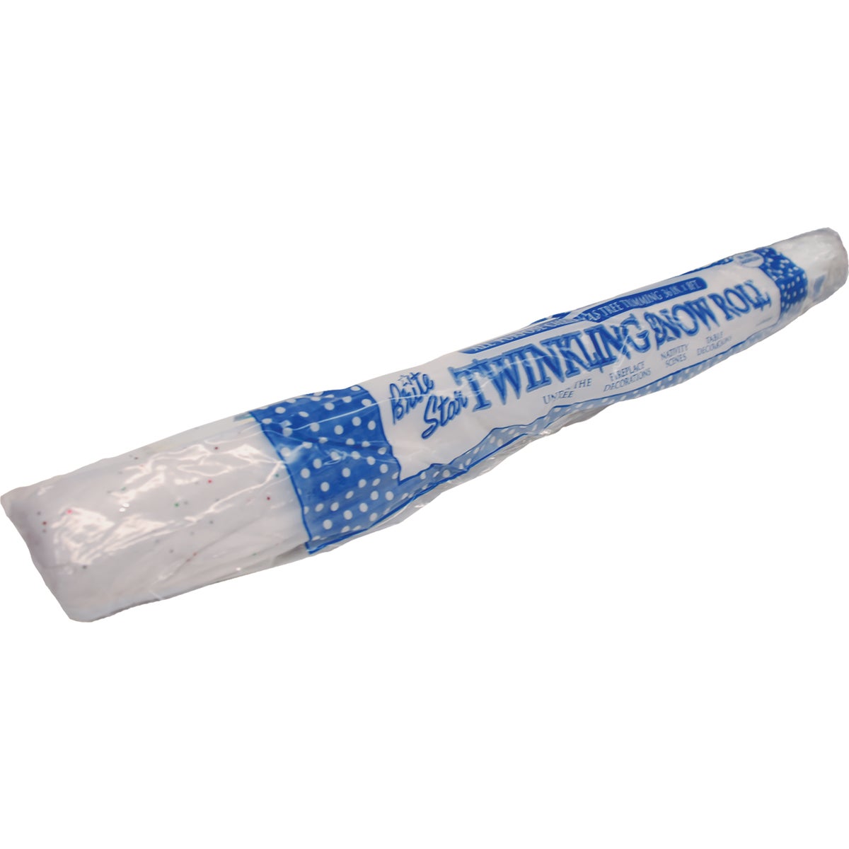 Brite Star 36 In. x 96 In. Twinkling White Snow Blanket