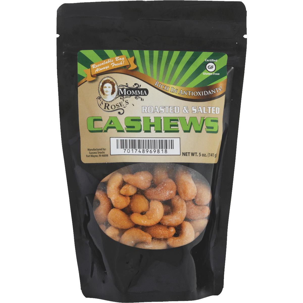 5 OZ SHELLED CASHEWS