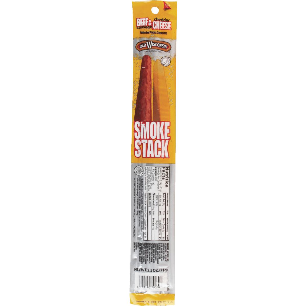 2.5OZ SMOKESTK BEEF&CHED