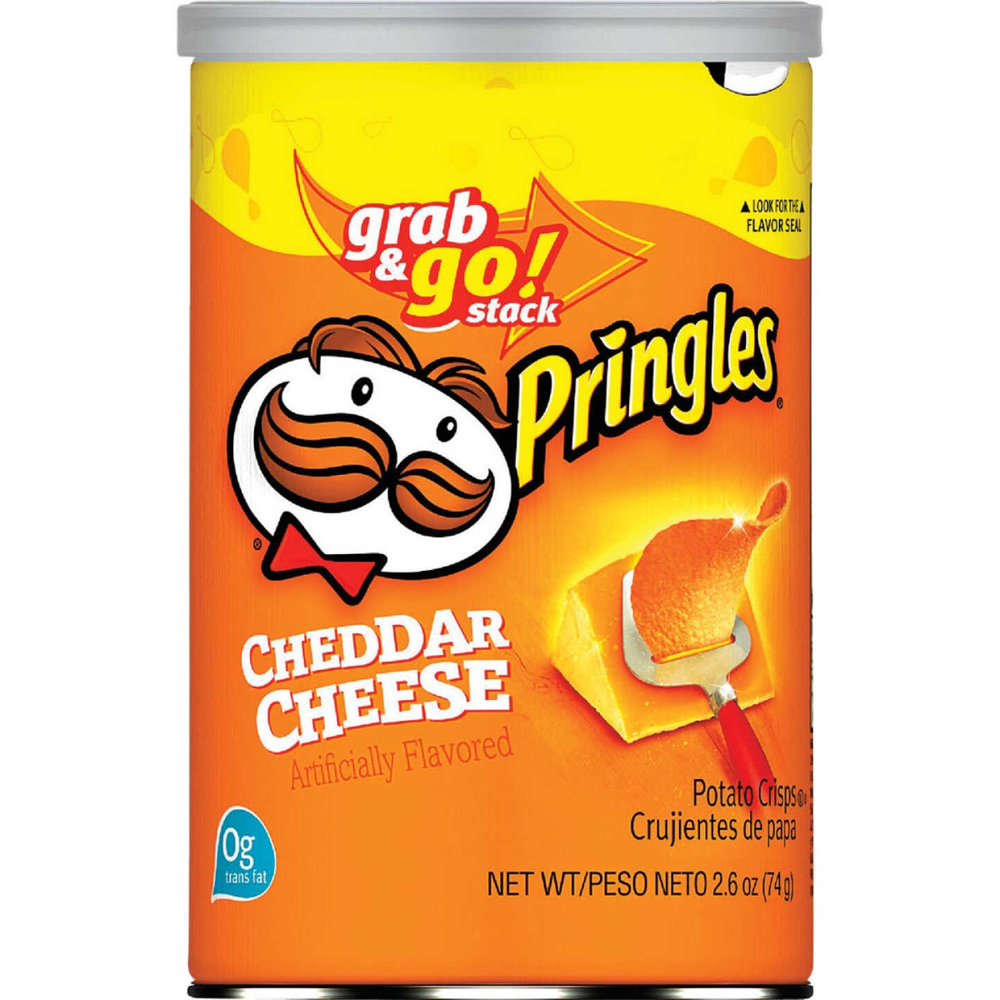 Pringles 2.5 Oz. Cheddar Cheese Chips Image 1
