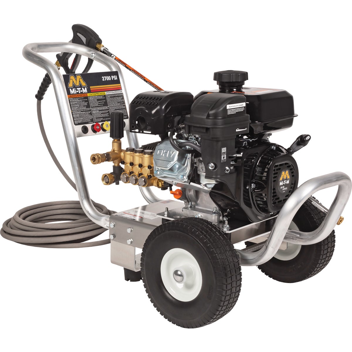 Mi-T-M CA Aluminum Series 2700 psi 2.4 GPM Cold Water Portable Gas Pressure Washer
