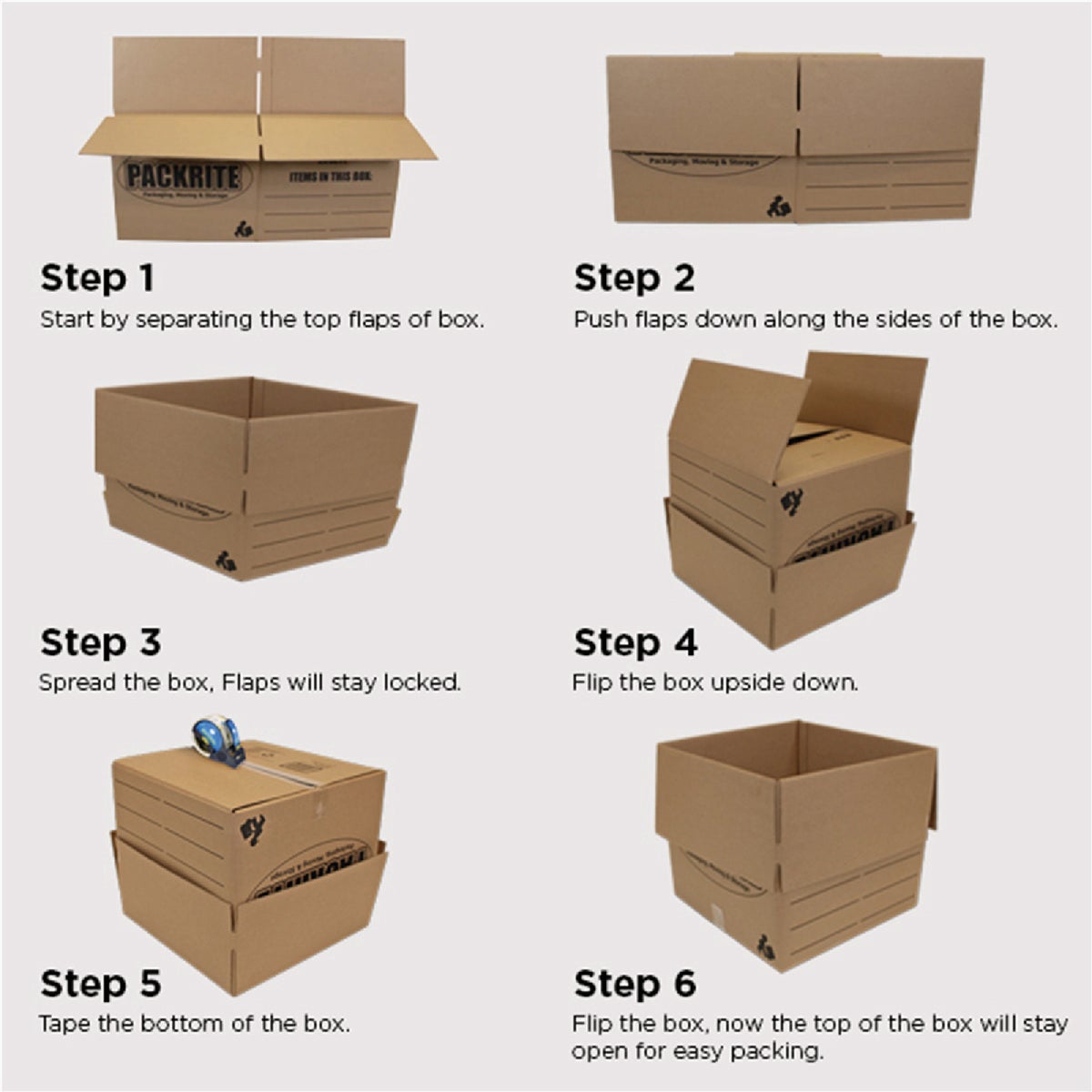 PackRite Small Moving Box (1.5 CF) Image 4