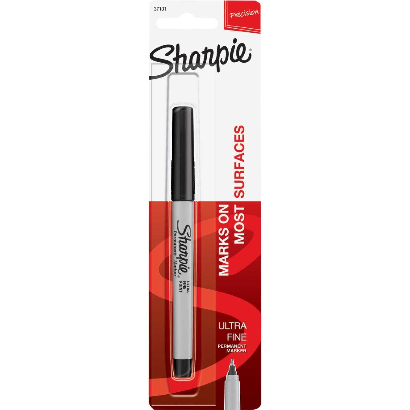 Sharpie Black Ultra Fine Point Permanent Marker Image 1