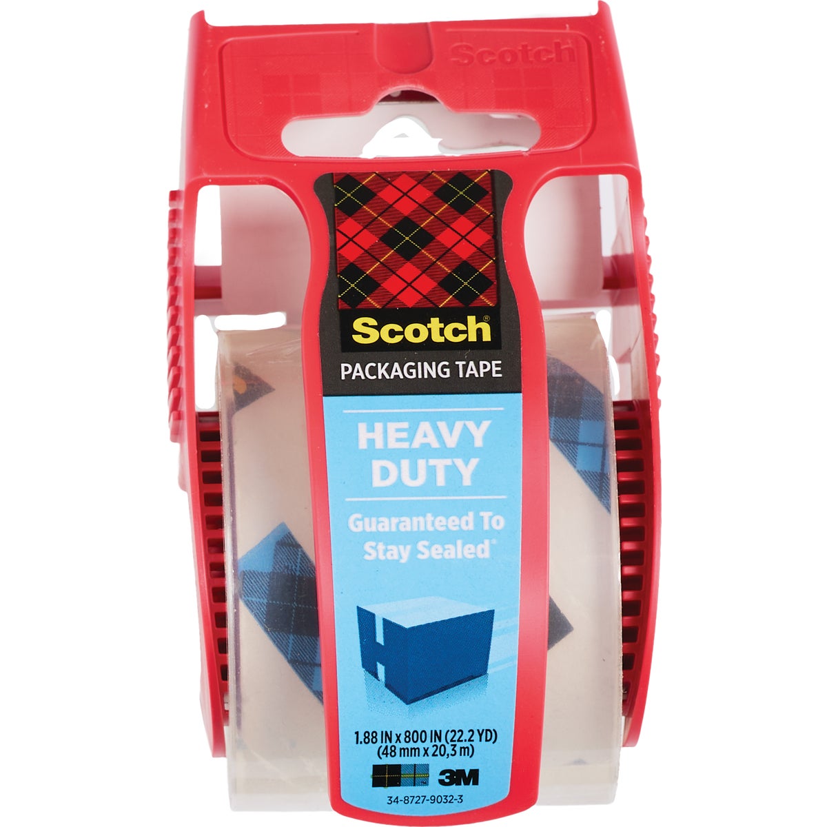 Scotch 1.88 In. x 22.2 Yd. Heavy Duty Shipping Packaging Tape with Dispenser Image 2