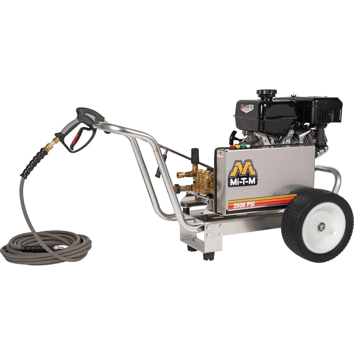 Mi-T-M CBA Aluminum Series 3500 psi 3.7 GPM Cold Water Portable Gas Pressure Washer