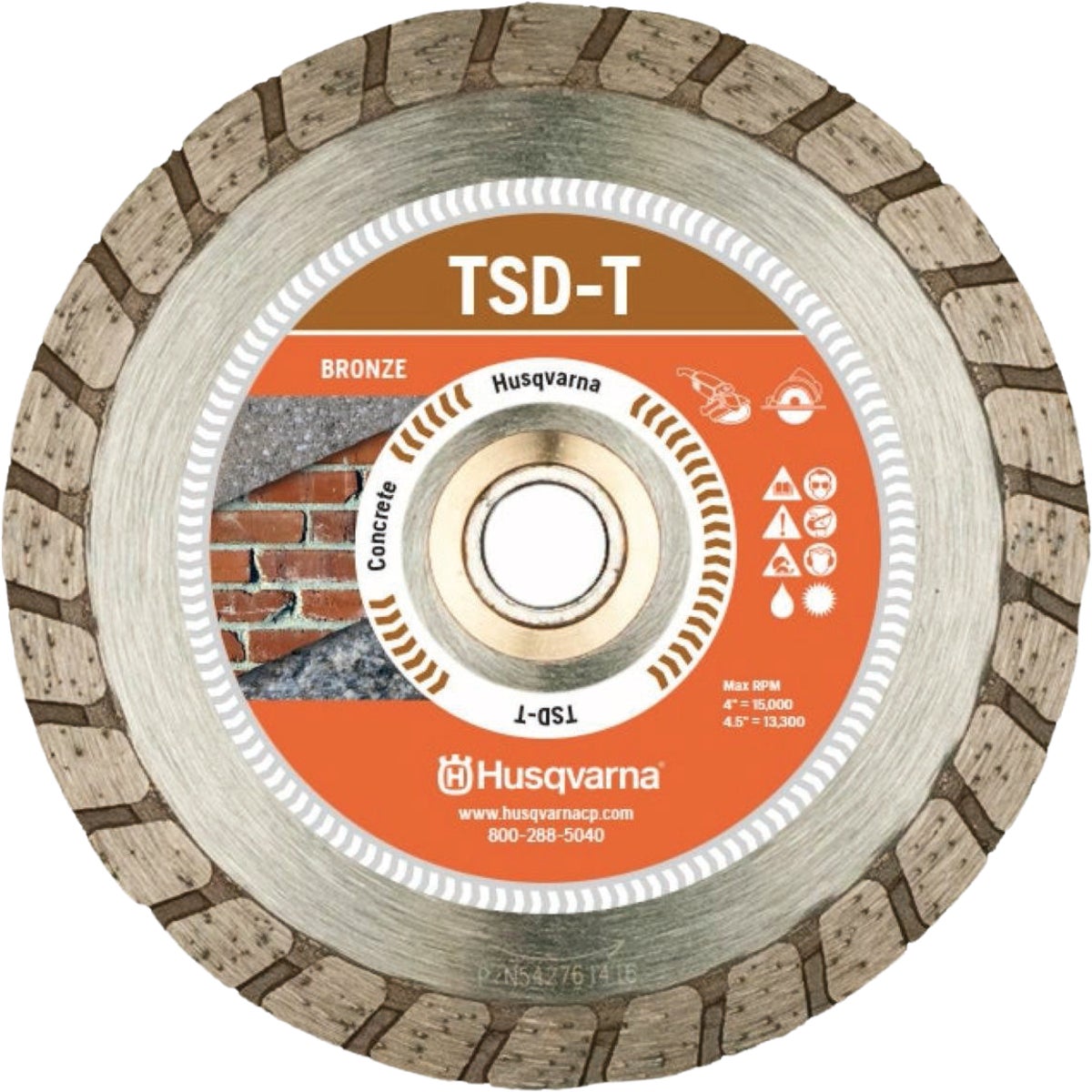 Husqvarna 10 In. TSD-T Dri Disc Continuous Rim Diamond Blade