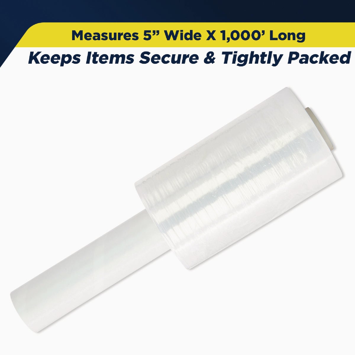 PackRite 5 In. x 1000 Ft. Stretch Wrap with Extended Handle Image 3