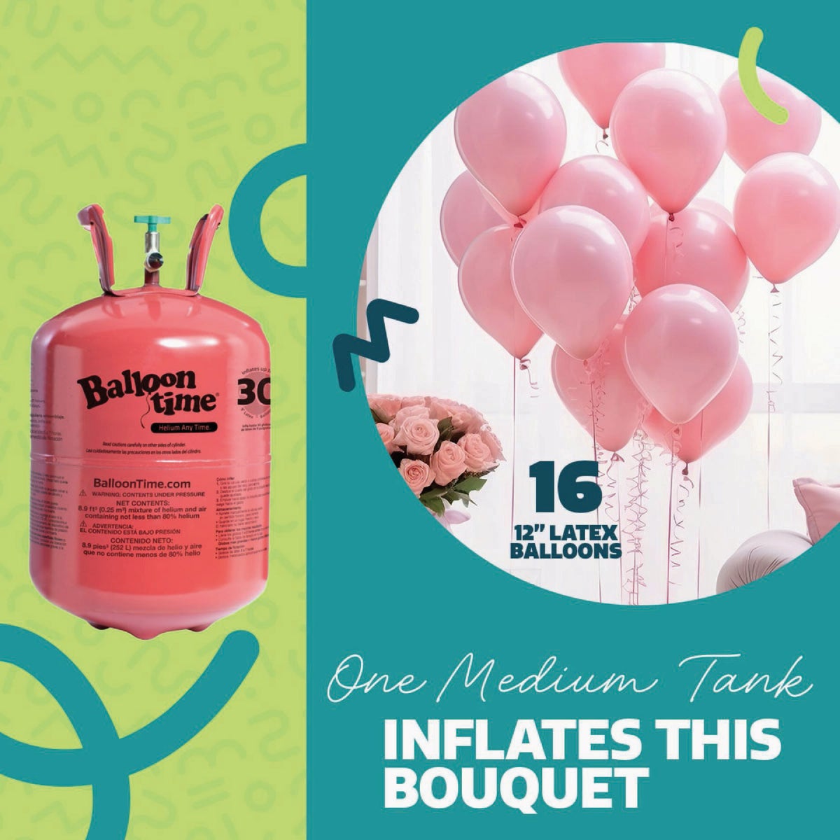 Balloon Time Medium Helium Kit Image 4