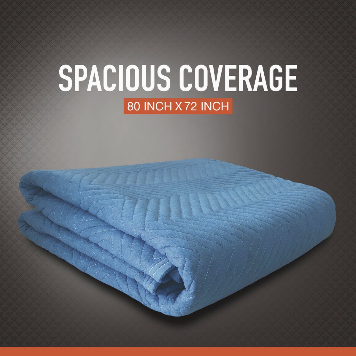 Brave 72 In. x 80 In. Non-woven Moving Blanket Image 2