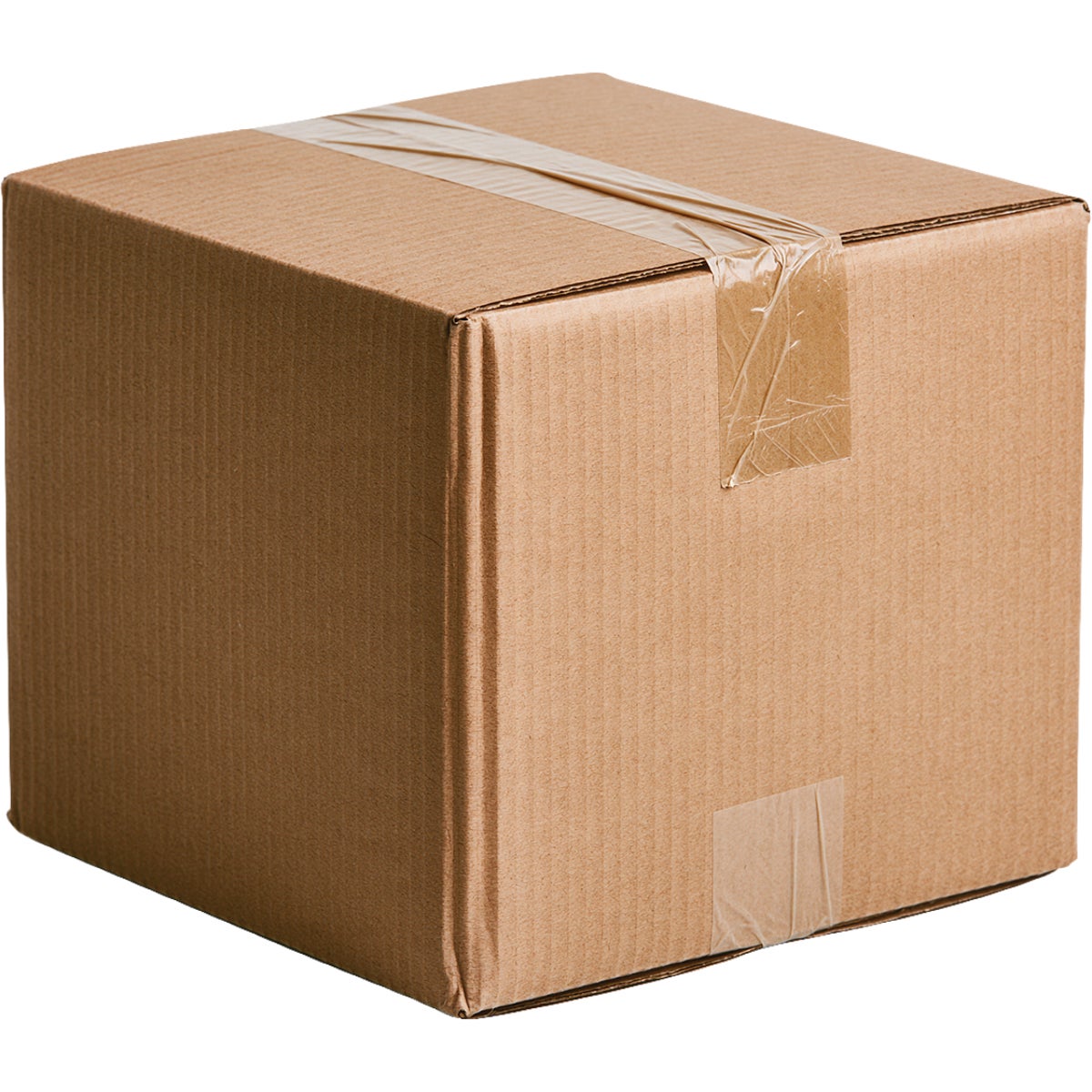 10 In. x 10 In. x 10 In. Plain Kraft Shipping Box Image 1