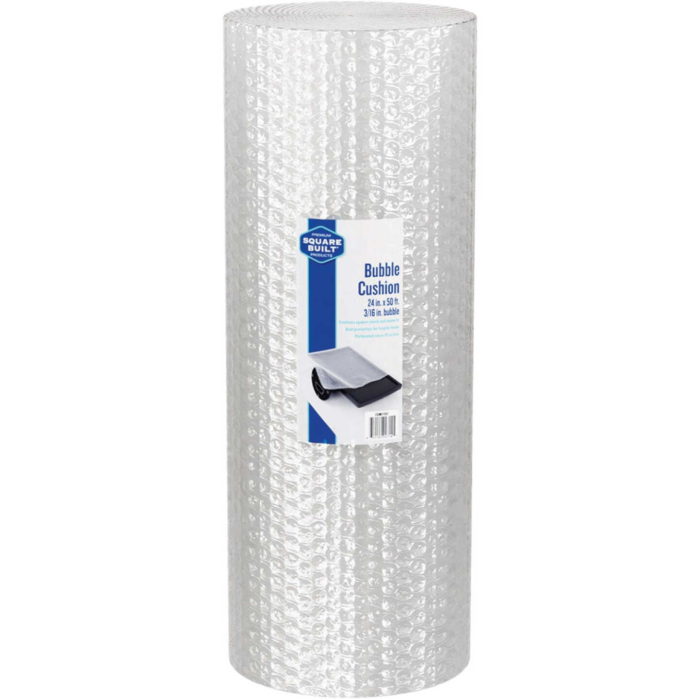 Square Built 24 In. x 50 Ft. x 3/16 In. Thick Bubble Cushion Wrap Image 1