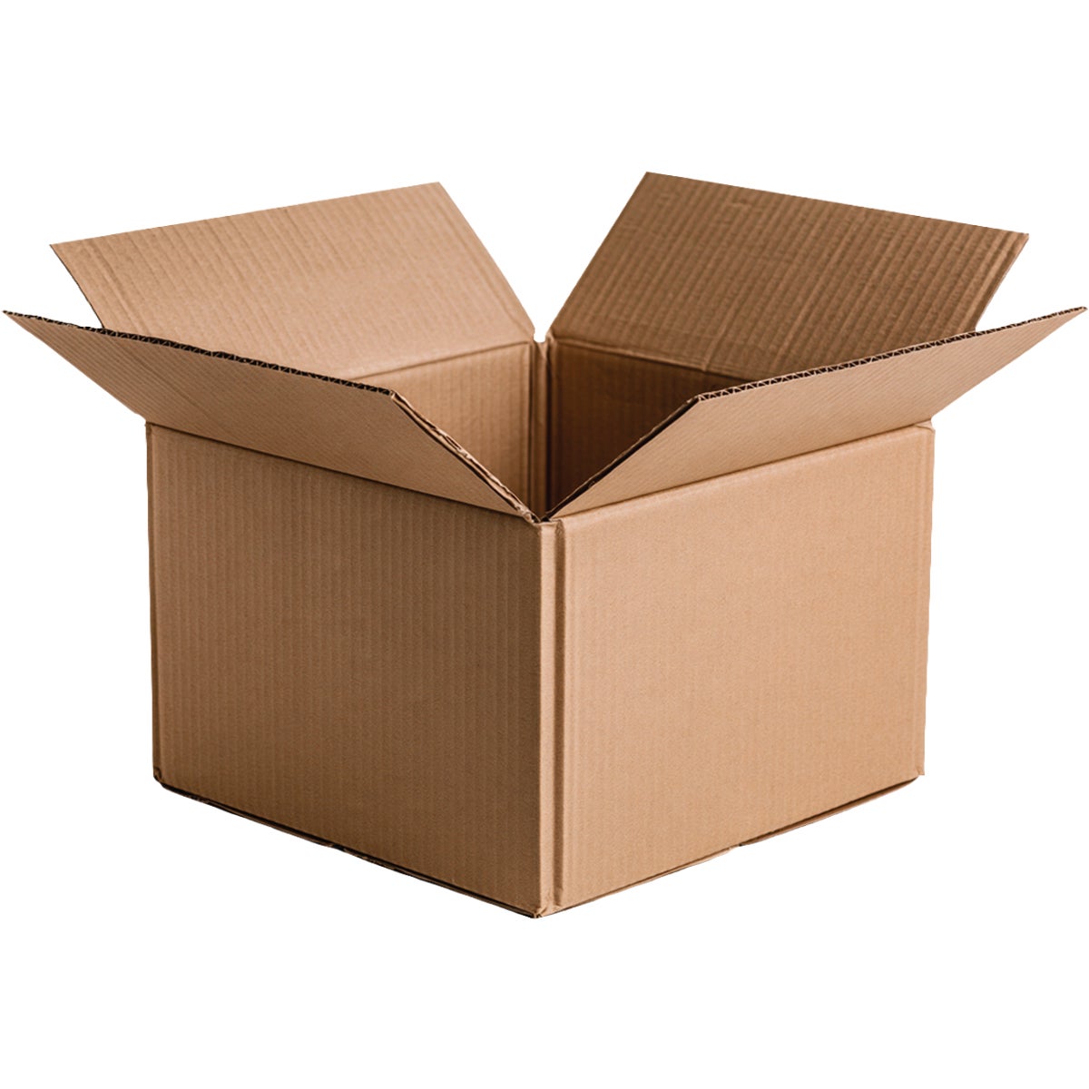 14 In. x 14 In. x 14 In. Plain Kraft Shipping Box Image 3