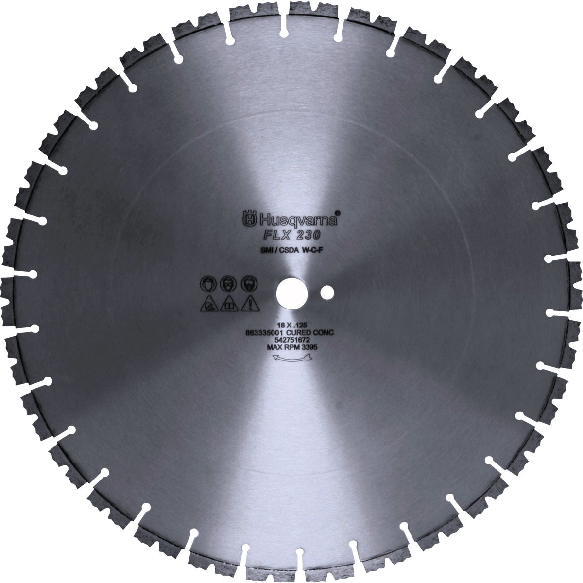 Husqvarna 18 In. FLX 230 Combo Segmented Rim Diamond Blade