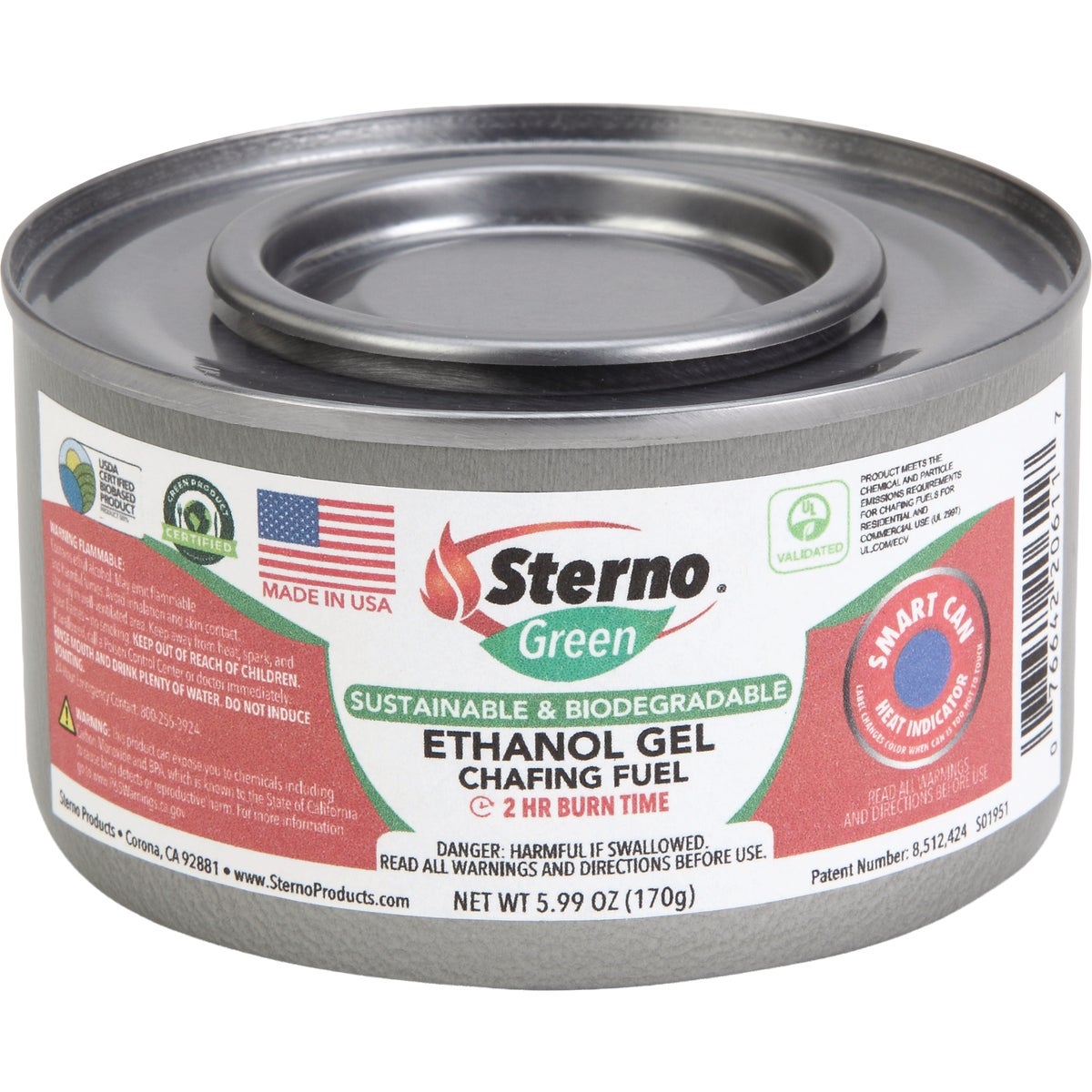 Sterno 5.99 Oz. 2 Hr. Ethanol Gel Chafing Fuel (72-Pack)