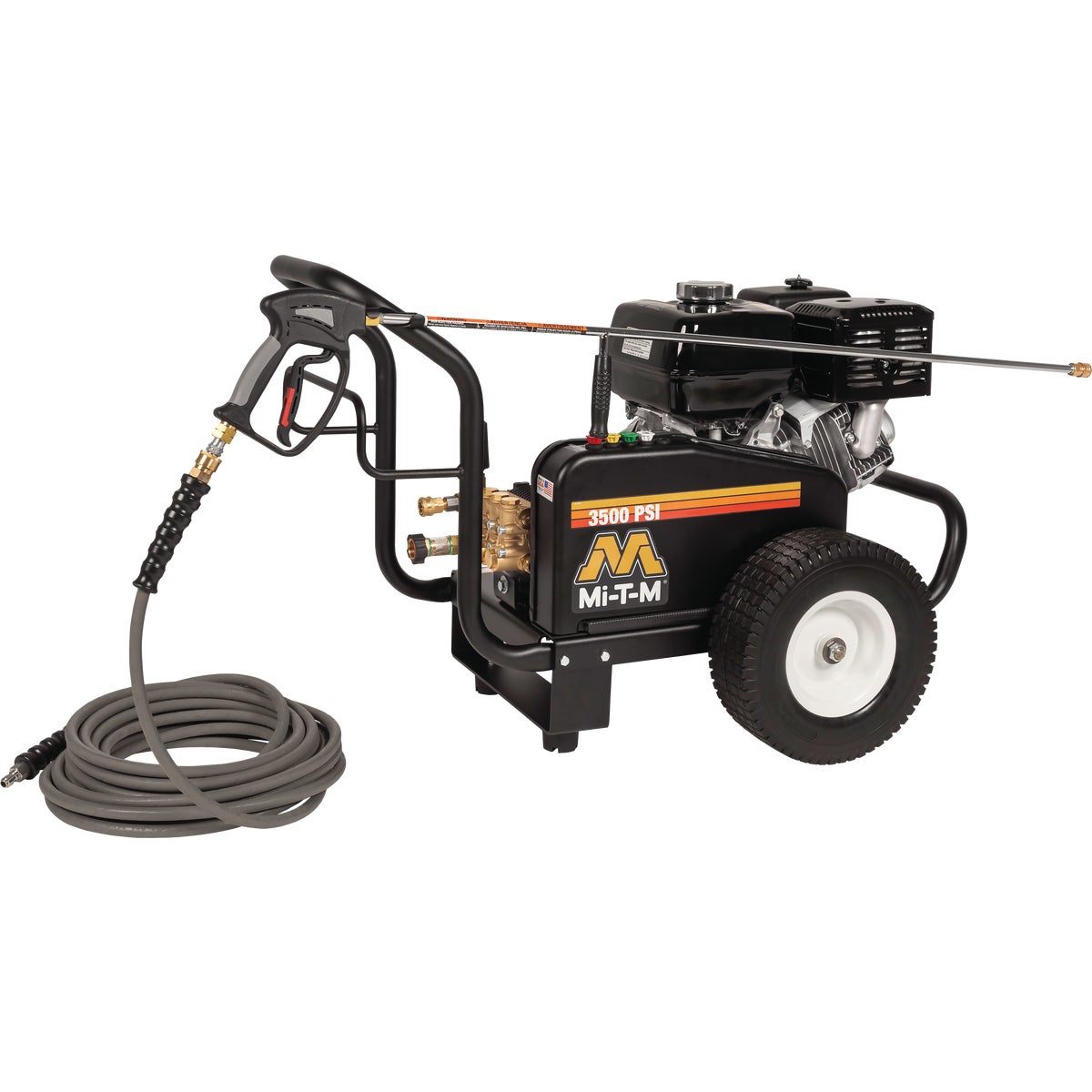 Mi-T-M JCW Industrial Series 3500 psi 3.7 GPM Belt Drive Portable Gas Pressure Washer