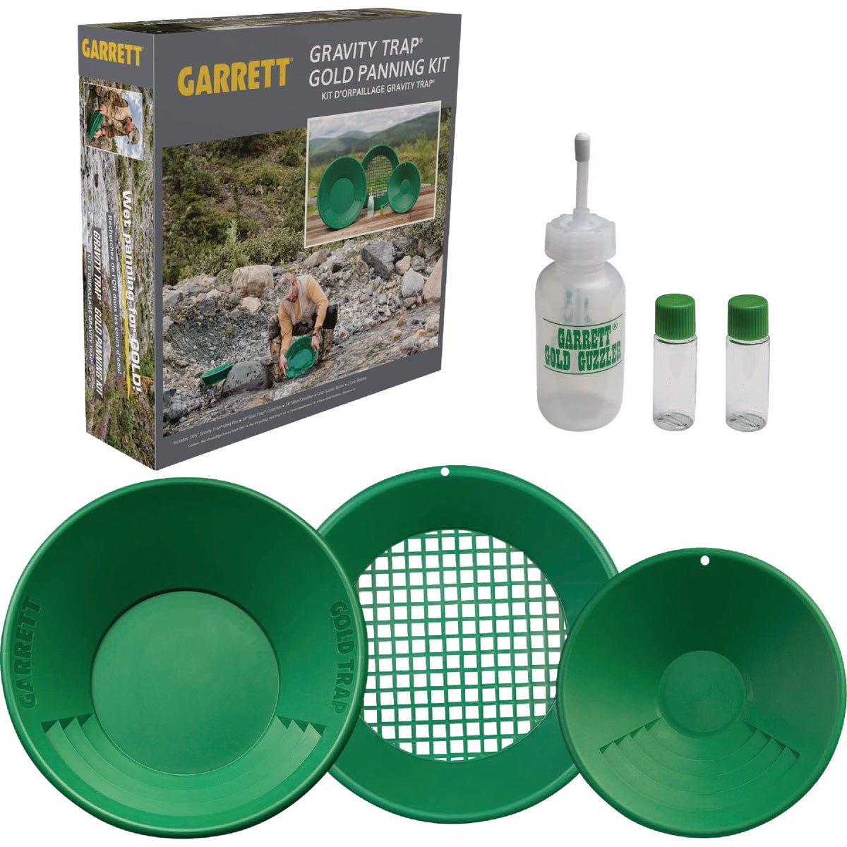 Garrett Gold Pan Kit with Gold Trap